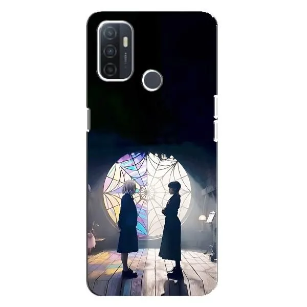 Чехол с принтом «Уэнздей и Инид» для OPPO A32