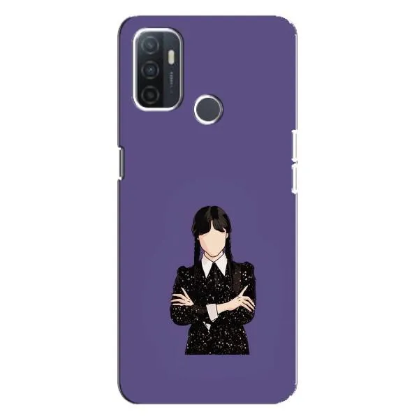 Чехол с принтом «Уэнздей в черном» для OPPO A32