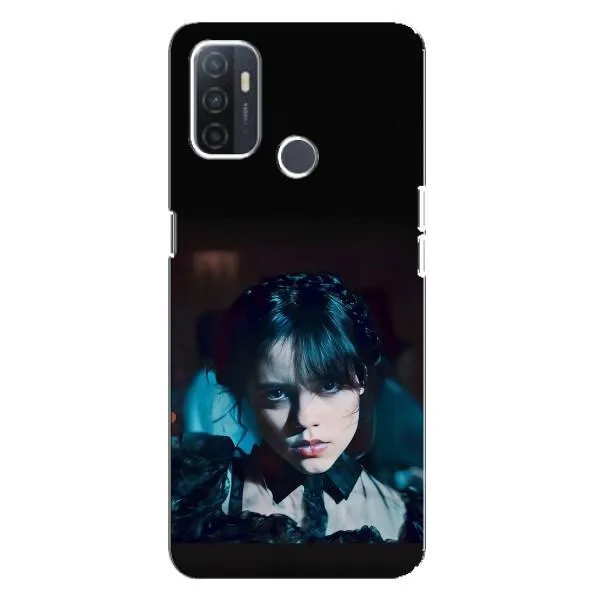 Чехол с принтом «взгляд Уэнздей» для OPPO A32
