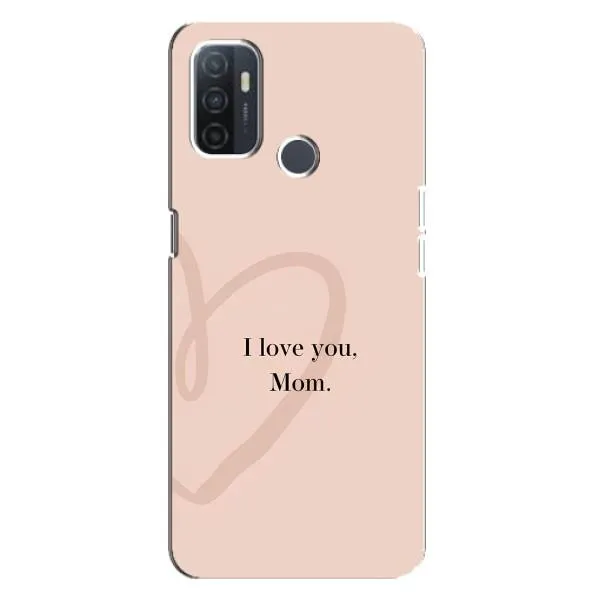 Чехол с принтом «Сердце маме» для OPPO A32