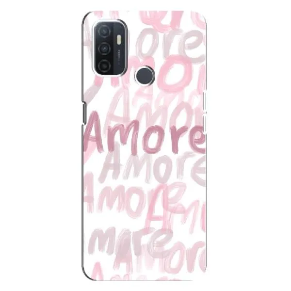 Чохол з принтом «Аморе любов» для OPPO A32
