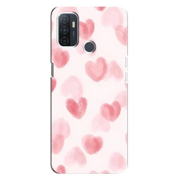 Чохол з принтом «Рожеві сердечки» для OPPO A32