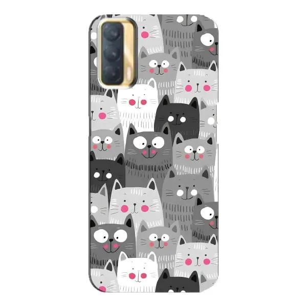 Чехол с принтом «Рисованные котики» для OPPO A33