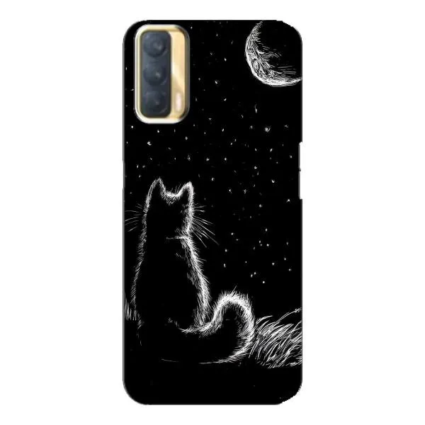 Чехол с принтом «Котик и луна» для OPPO A33