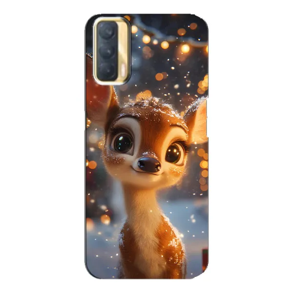 Чехол с принтом «Олененок среди гирлянд» для OPPO A33