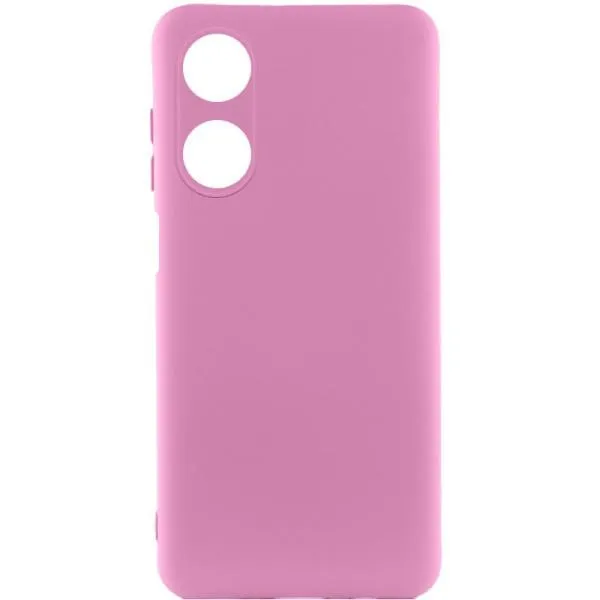 Чехол Silicone Cover Lakshmi Full Camera (A) для Oppo A38 / A18 — Розовый — фото 1