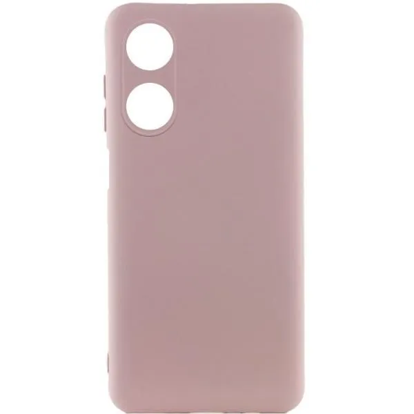 Чехол Silicone Cover Lakshmi Full Camera (A) для Oppo A38 / A18 — Розовый — фото 2