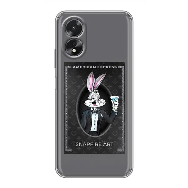 Чехол с принтом «Бакс Бани LV» для OPPO A38 Чехол с принтом «Бакс Бани LV» для OPPO A38