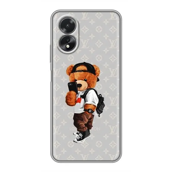 Чехол с принтом «Мишка Луи» для OPPO A38 Чехол с принтом «Мишка Луи» для OPPO A38