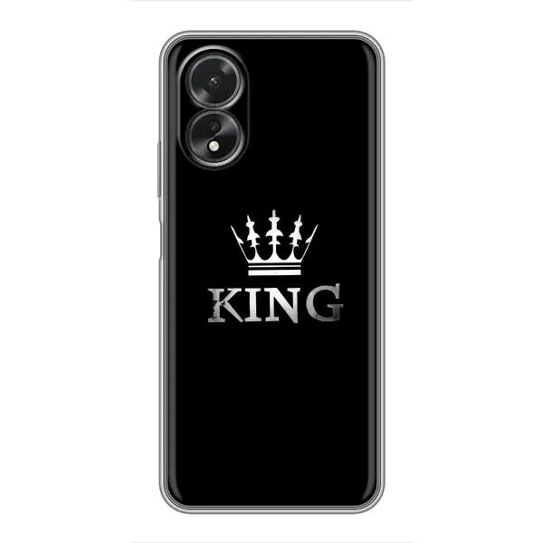 Чехол с принтом «KING» для OPPO A38 Чехол с принтом «KING» для OPPO A38