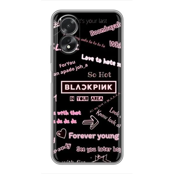 Чехол с принтом «BLACKPINK» для OPPO A38