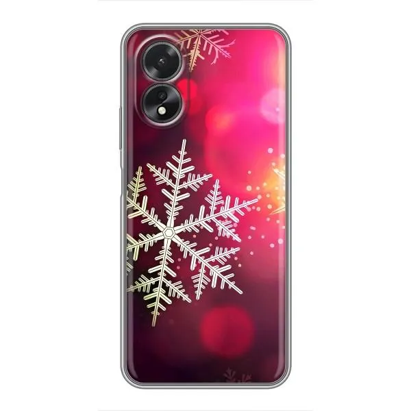 Чехол с принтом «Снежинка» для OPPO A38