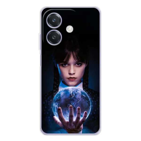 Чехол с принтом «Магическая сфера Уэнздей» для OPPO A3x Чехол с принтом «Магическая сфера Уэнздей» для OPPO A3x