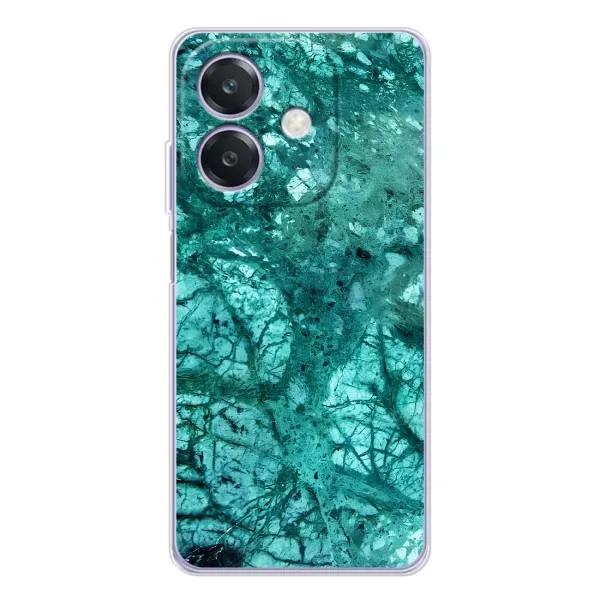 Чехол с принтом «Зеленый мрамор» для OPPO A3x