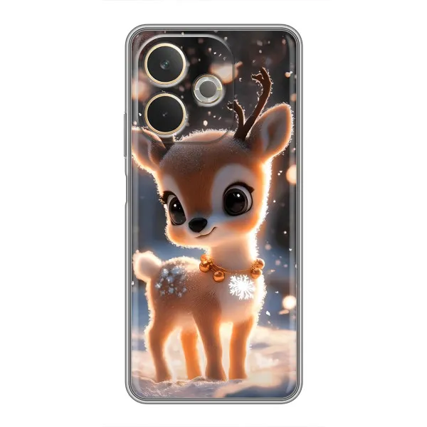 Чехол с принтом «Олененок» для OPPO A5 Pro