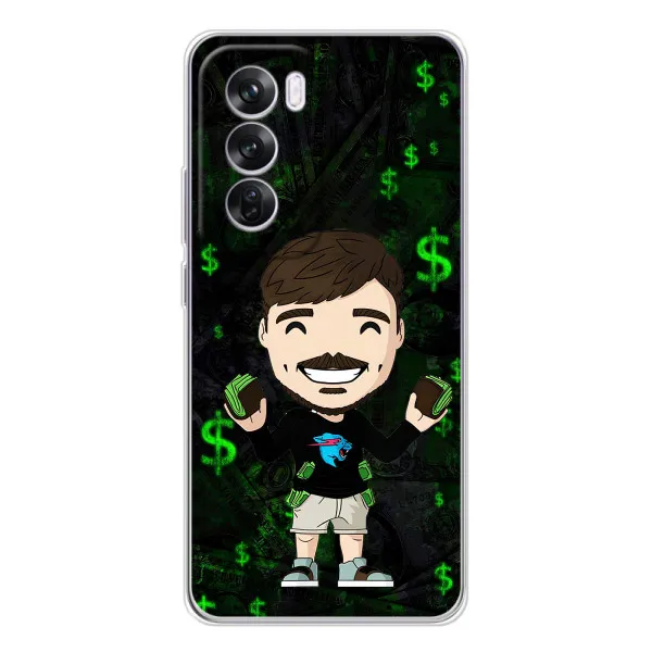 Чехол с принтом «Блогер Beast» для OPPO A5