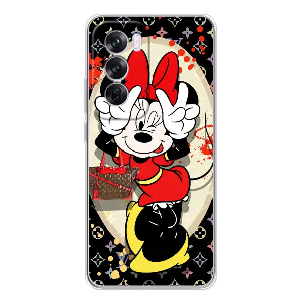 Чехол с принтом «Минни peace» для OPPO A5