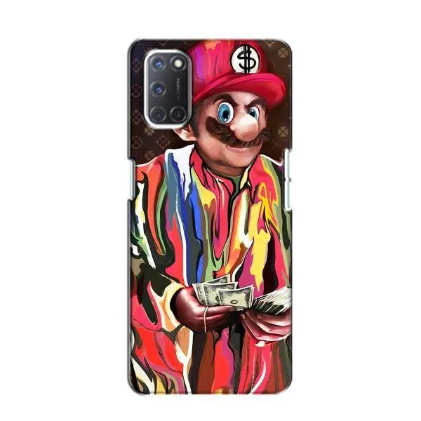 Чехол с принтом «Mario LV» для OPPO A52