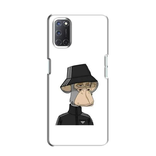 Чехол с принтом «обезьяна NFT Adidas» для OPPO A52