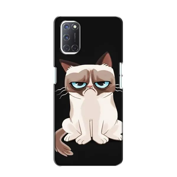 Чехол с принтом «Грустный кот» для OPPO A52