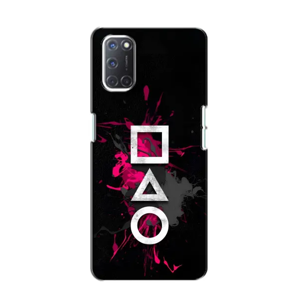 Чехол с принтом «Символы Игра кальмара» для OPPO A52