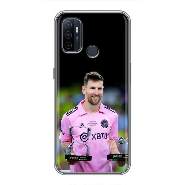 Чехол с принтом «Кубки Месси» для OPPO A53