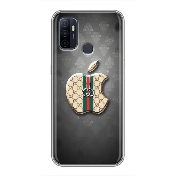 Чехол с принтом «Apple gucci» для OPPO A53