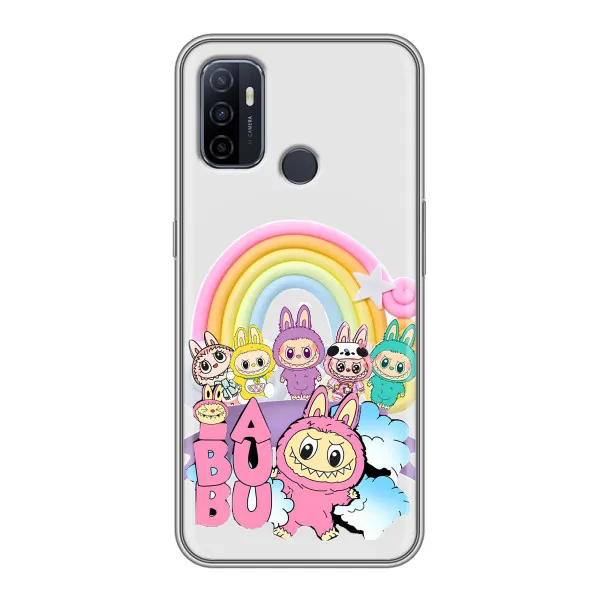 Чехол с принтом «Фон Лабубу» для OPPO A53