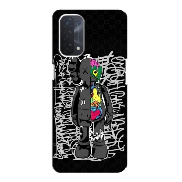 Чехол с принтом «Стиль Bearbrick» для OPPO A54 (5G)