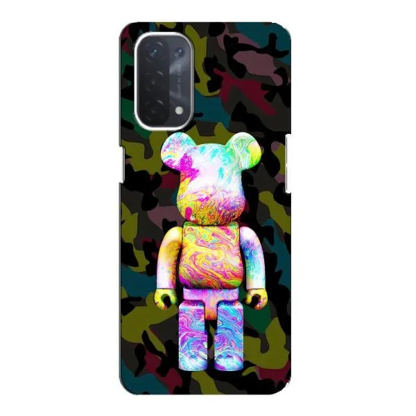 Чехол с принтом «Яркий Bearbrick» для OPPO A54 (5G)