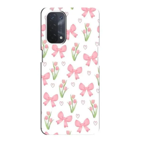 Чехол с принтом «Банты и цветы» для OPPO A54 (5G) Чехол с принтом «Банты и цветы» для OPPO A54 (5G)