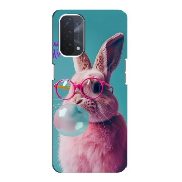Чехол с принтом «Кролик в очках» для OPPO A54 (5G) Чехол с принтом «Кролик в очках» для OPPO A54 (5G)