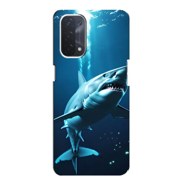 Чехол с принтом «Акула под водой» для OPPO A54 (5G)