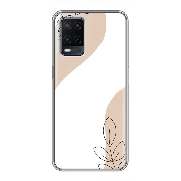 Чохол з принтом «Нюдова гілочка абстракція» для OPPO A54