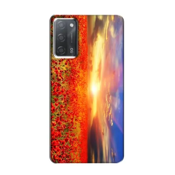 Чехол с принтом «Поле тюльпанов» для OPPO A55