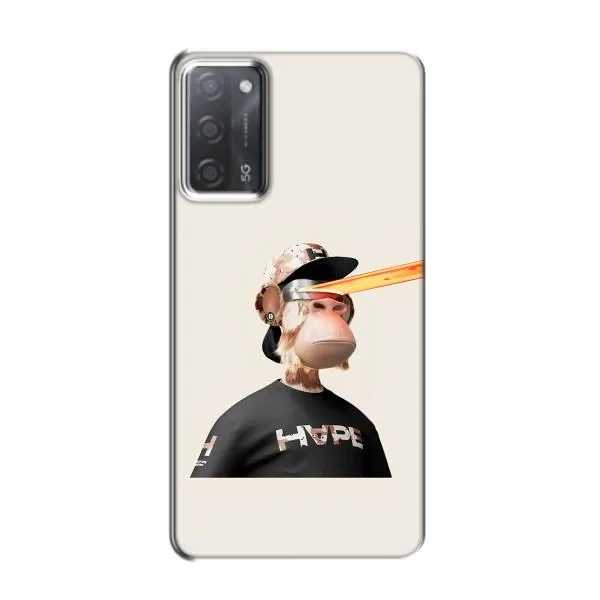 Чехол с принтом «обезьяна NFT в очках» для OPPO A55
