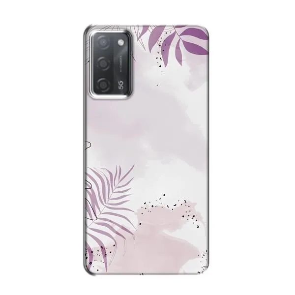 Чехол с принтом «Фиолетовые листья» для OPPO A55 Чехол с принтом «Фиолетовые листья» для OPPO A55