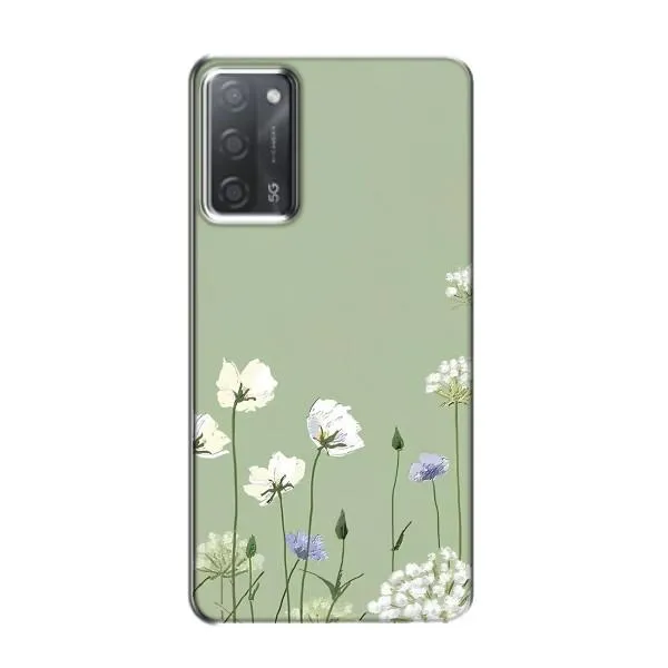 Чехол с принтом «Цветы на зеленом» для OPPO A55 Чехол с принтом «Цветы на зеленом» для OPPO A55