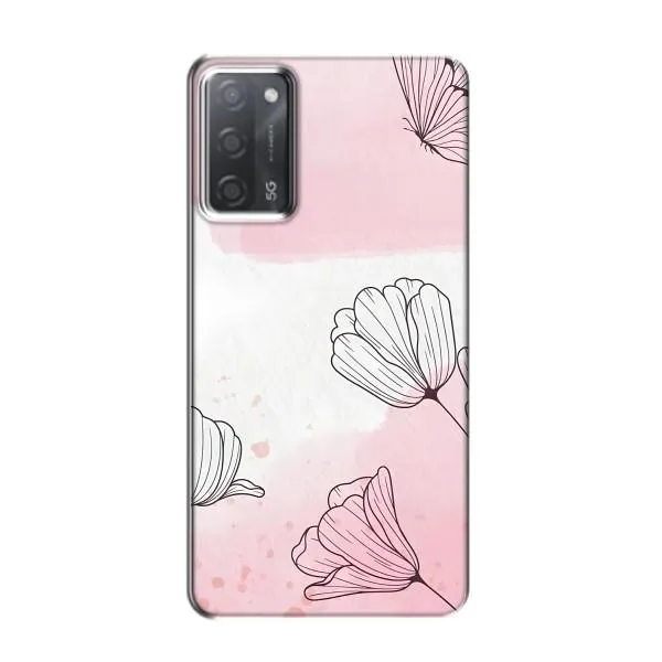 Чехол с принтом «Розовые цветы» для OPPO A55 Чехол с принтом «Розовые цветы» для OPPO A55