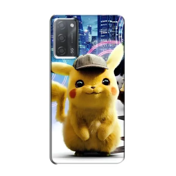 Чехол с принтом «Пикачу в городе» для OPPO A55