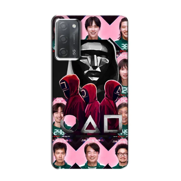 Чехол с принтом «Участники Игра кальмара» для OPPO A55 Чехол с принтом «Участники Игра кальмара» для OPPO A55