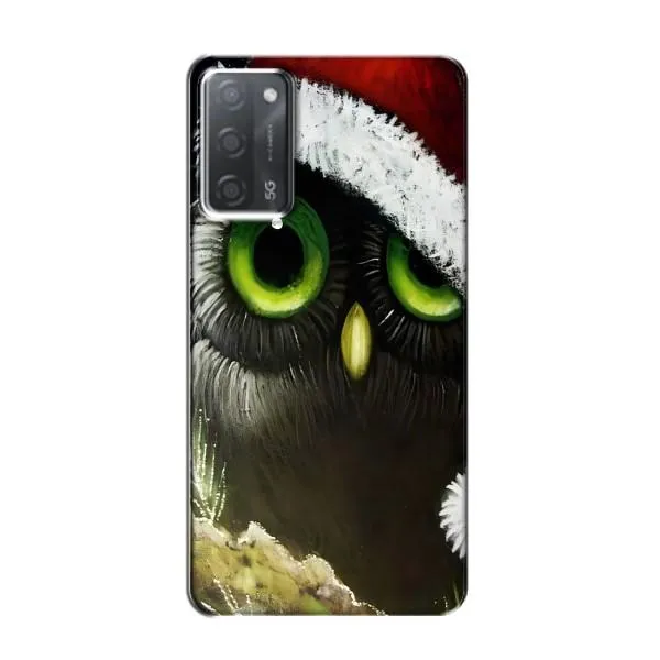 Чехол с принтом «Новогодняя Сова» для OPPO A55
