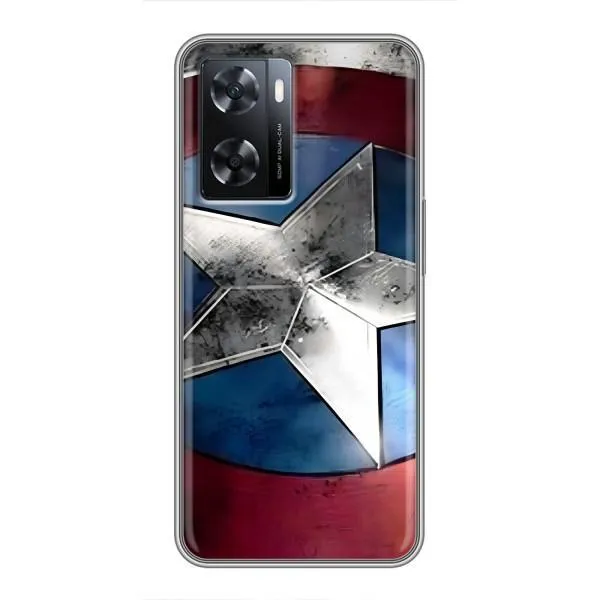 Чехол с принтом «Щит Капитана Америки» для OPPO A57s Чехол с принтом «Щит Капитана Америки» для OPPO A57s