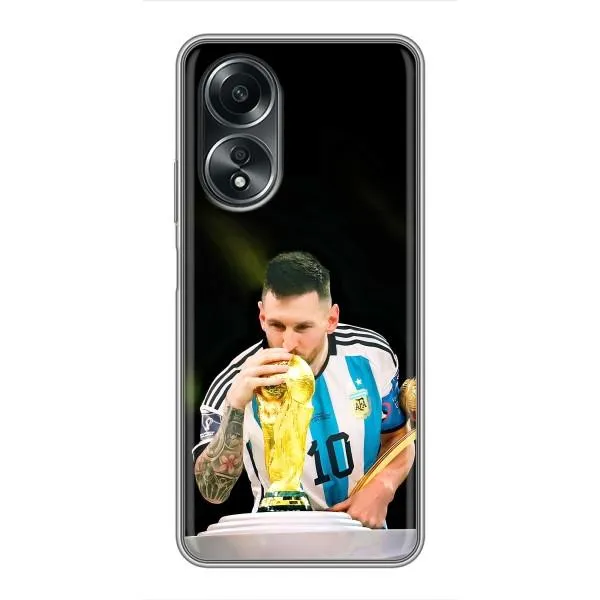 Чехол с принтом «Кубок Месси» для OPPO A58 (4G)