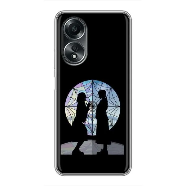 Чехол с принтом «комната Уэнздей» для OPPO A58 (4G)
