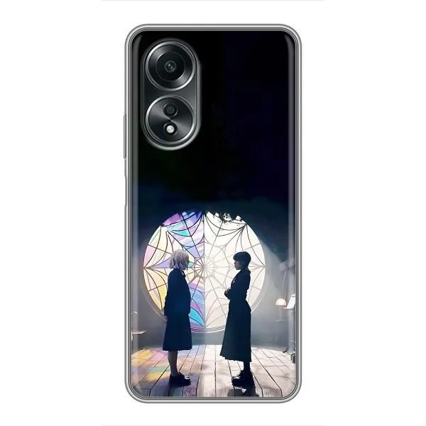 Чехол с принтом «Уэнздей и Инид» для OPPO A58 (4G)