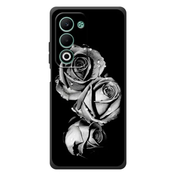 Чехол с принтом «Черная роза» для OPPO A5m