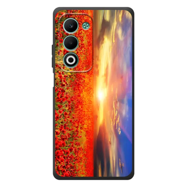 Чехол с принтом «Поле тюльпанов» для OPPO A5m
