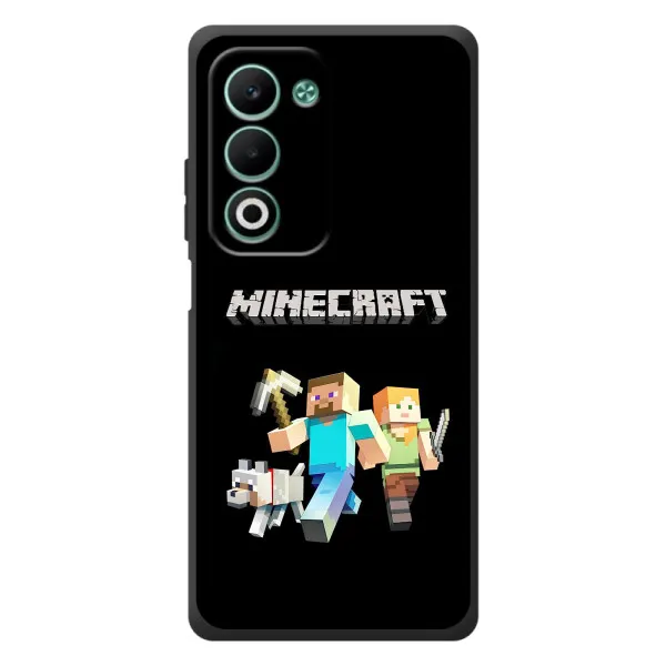 Чехол с принтом «герои Minecraft» для OPPO A5m