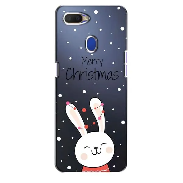 Чехол с принтом «Рождественский заяц» для OPPO A5s